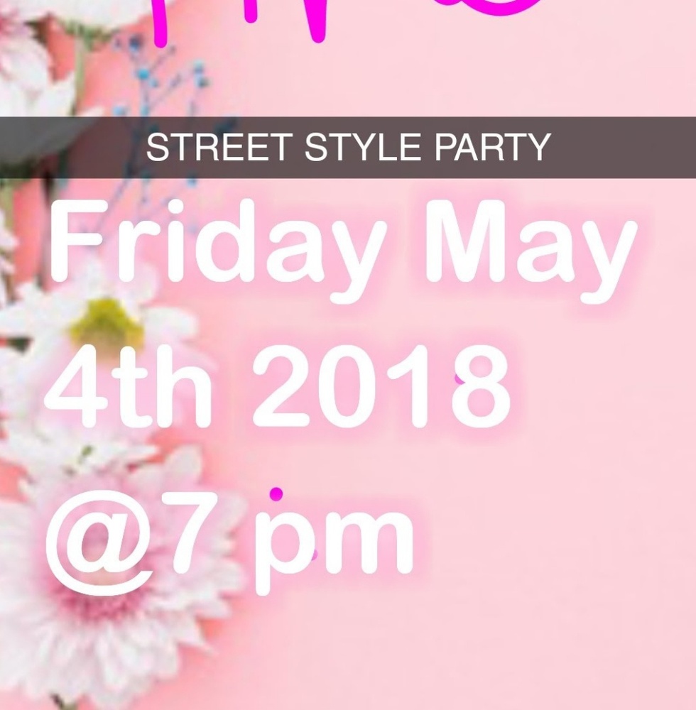Party time! May 4th @7pm